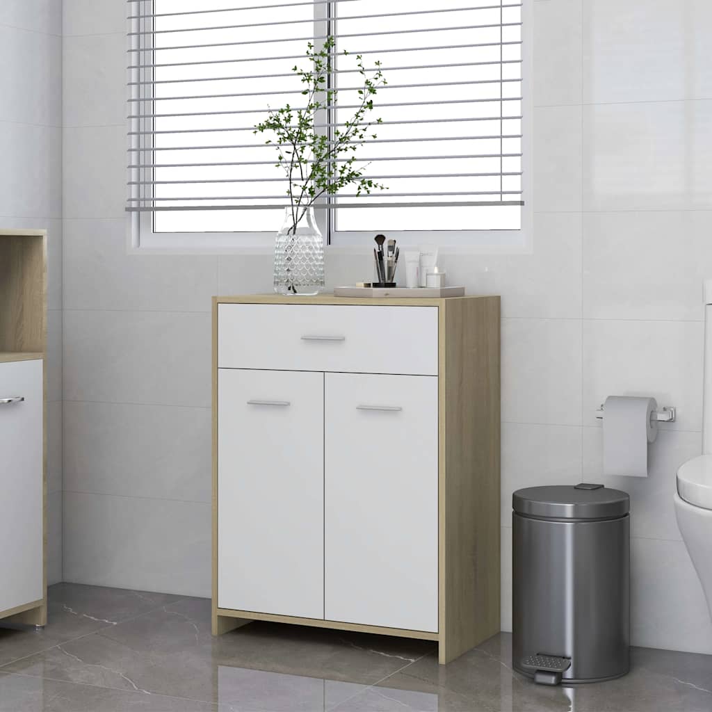 Bathroom Cabinet 60X33X80 Cm Engineered Wood