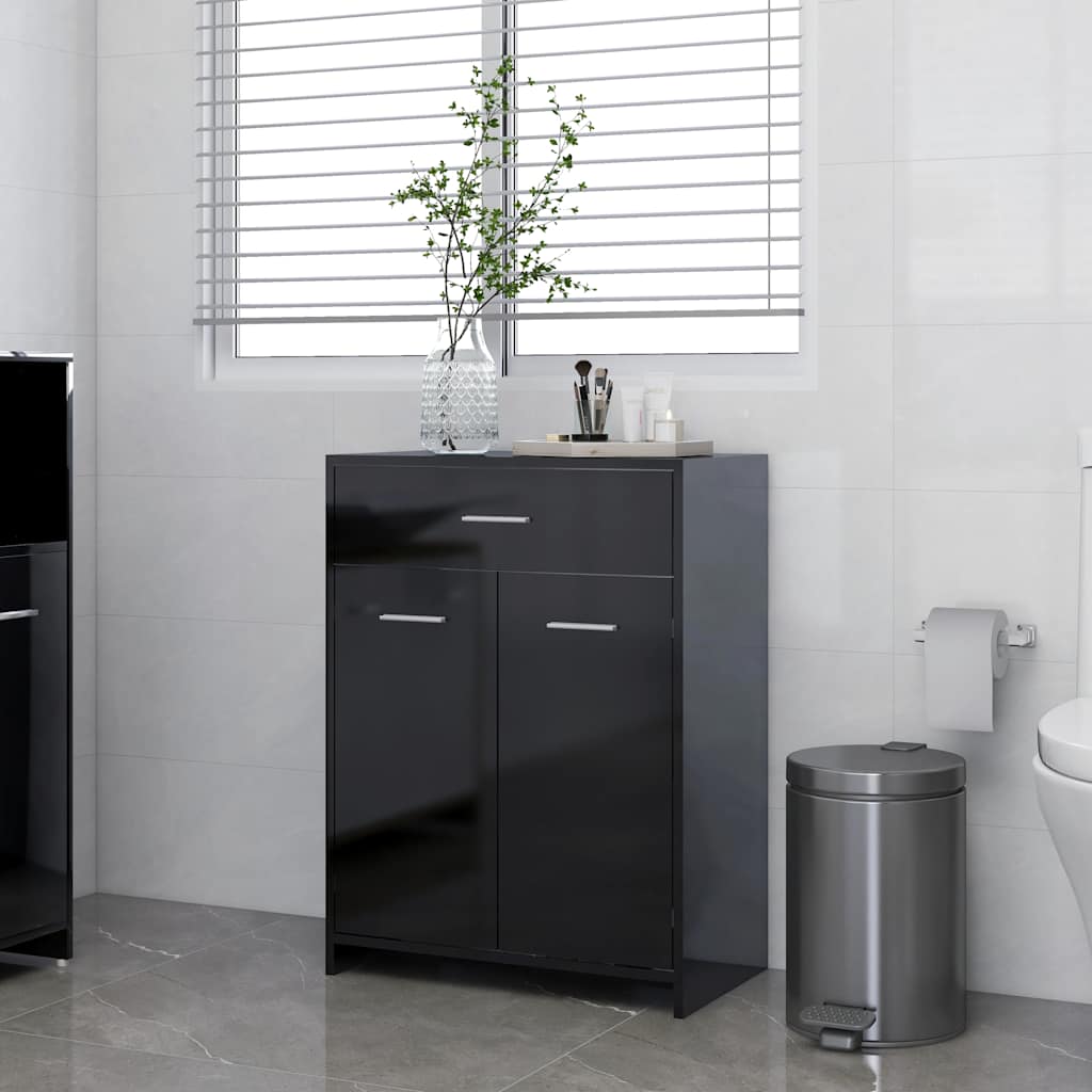 Bathroom Cabinet 60X33X80 Cm Engineered Wood