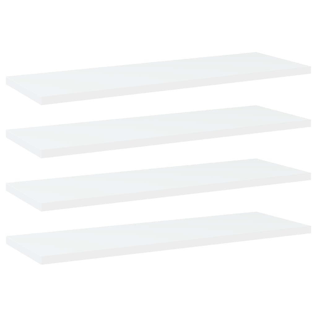 Bookshelf Boards 4 Pcs Engineered Wood