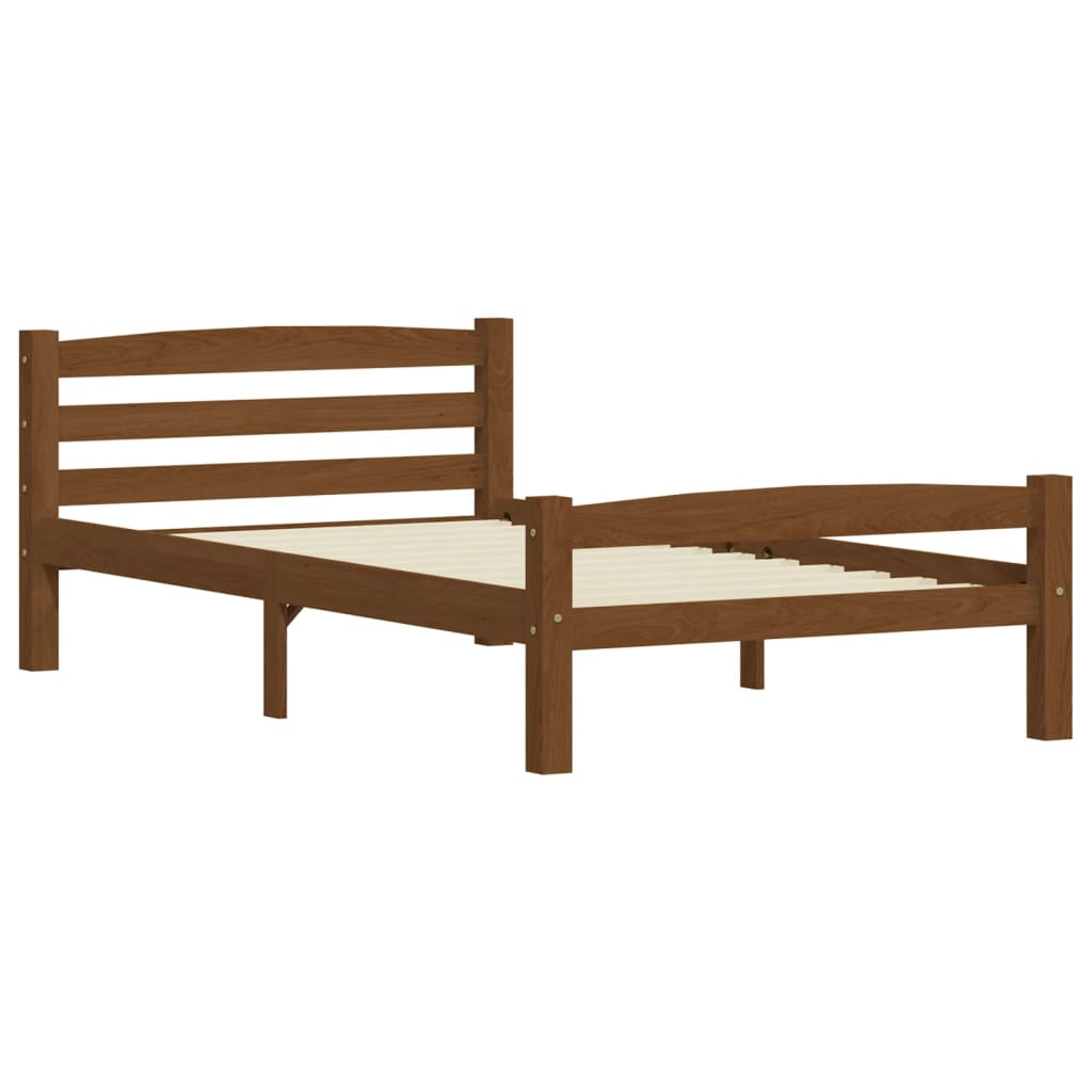 Bed Frame Without Mattress Solid Pinewood