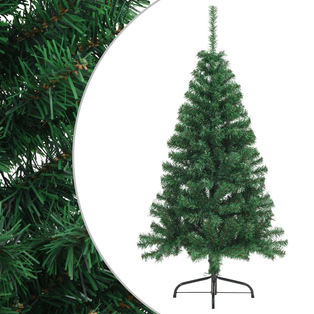 Artificial Half Christmas Tree With Stand 240 Cm Pvc