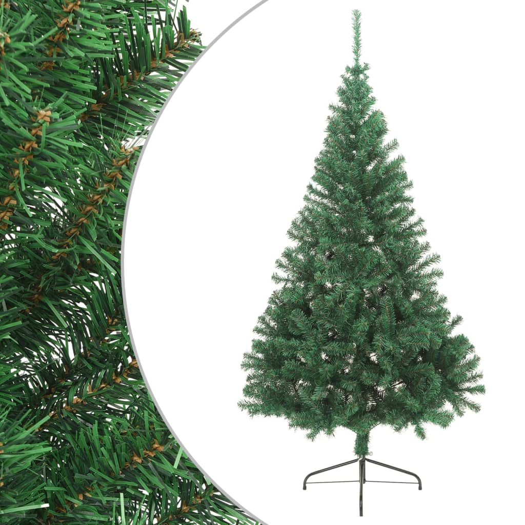 Artificial Half Christmas Tree With Stand 240 Cm Pvc