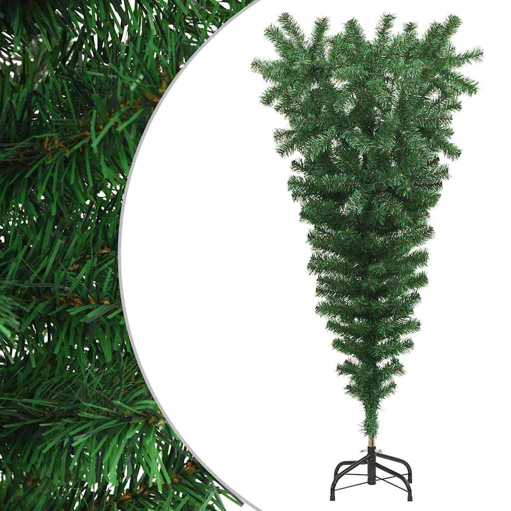 Upside-Down Artificial Christmas Tree With Stand 150 Cm