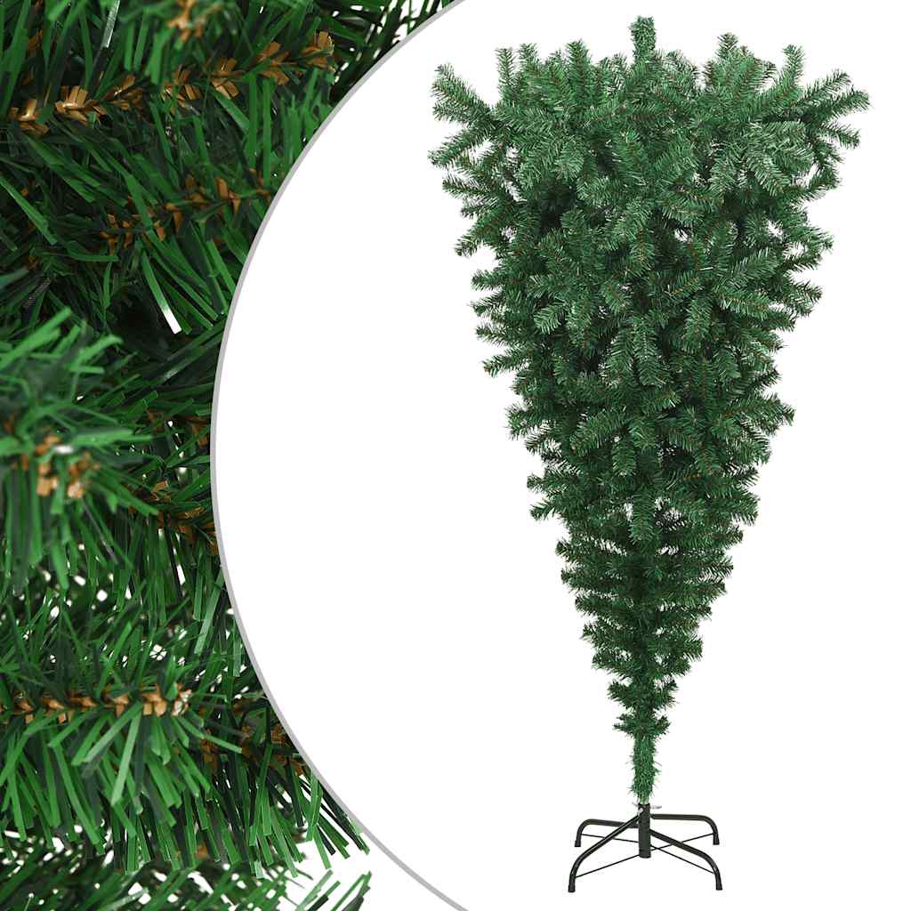 Upside-Down Artificial Christmas Tree With Stand 150 Cm