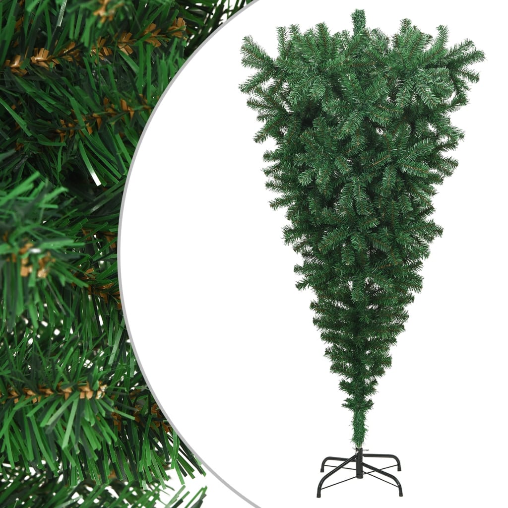 Upside-Down Artificial Christmas Tree With Stand 150 Cm
