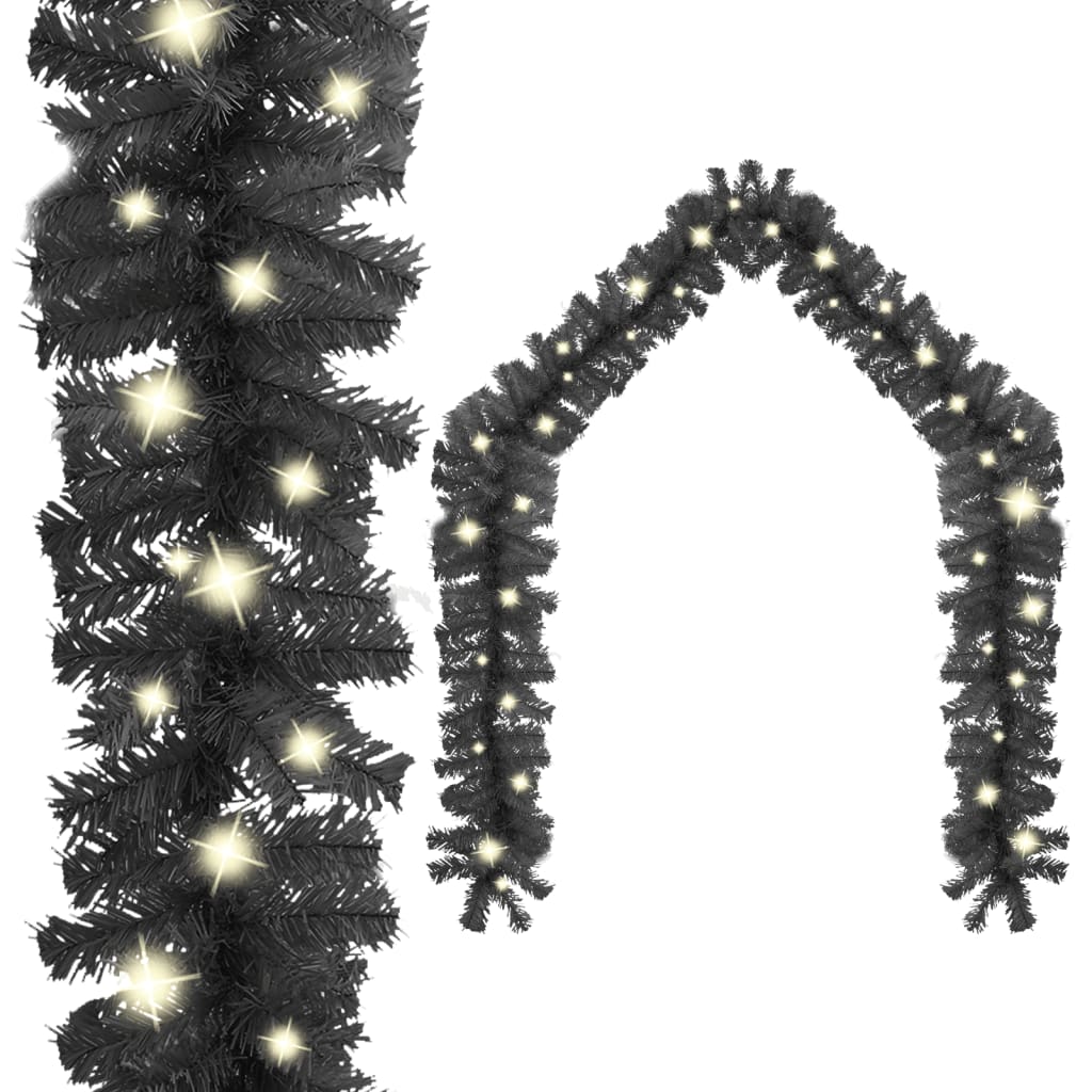 Christmas Garland With Led Lights