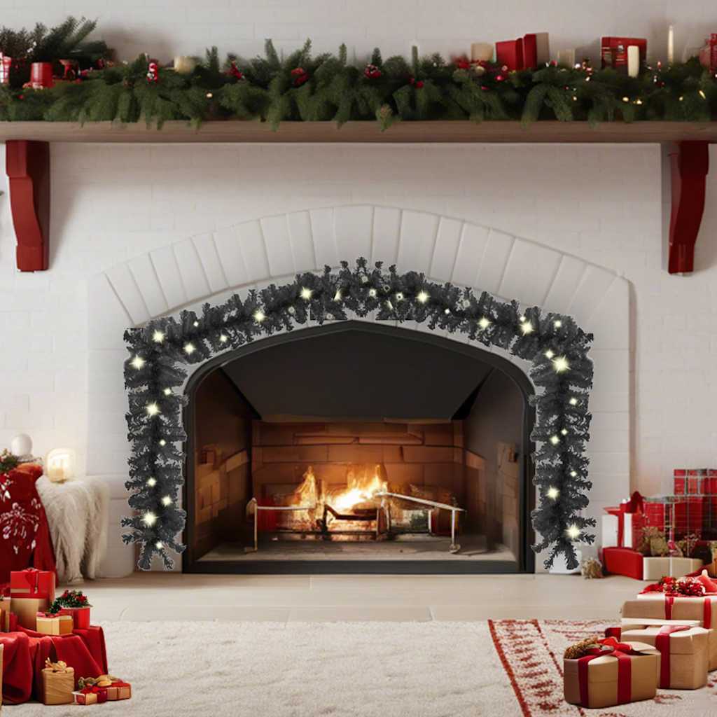 Christmas Garland With Led Lights