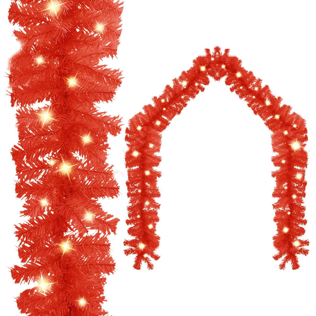 Christmas Garland With Led Lights