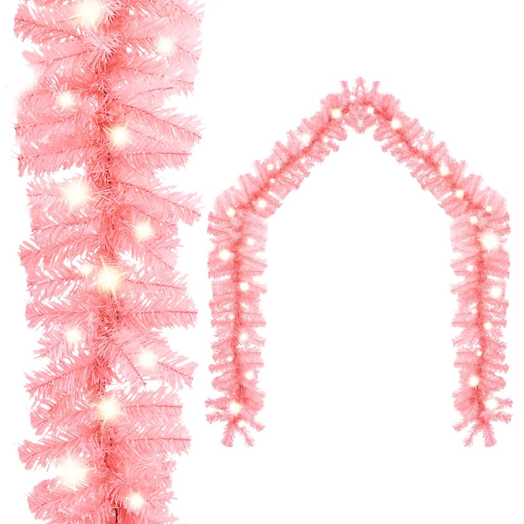 Christmas Garland With Led Lights