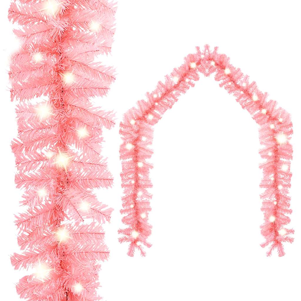Christmas Garland With Led Lights
