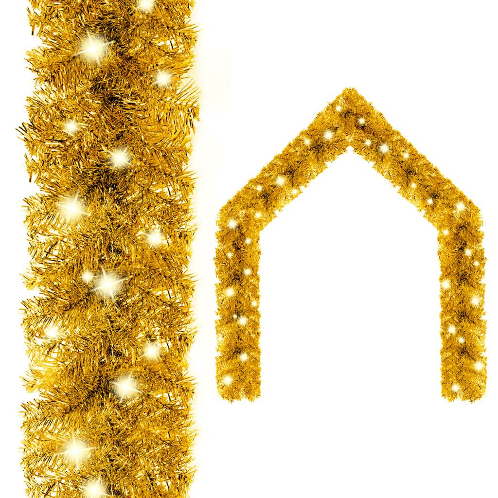 Christmas Garland With Led Lights