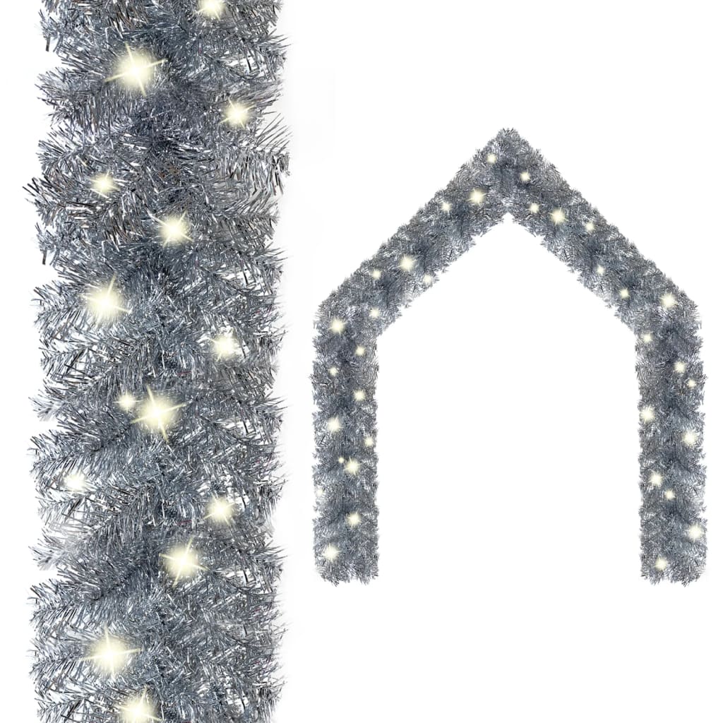 Christmas Garland With Led Lights