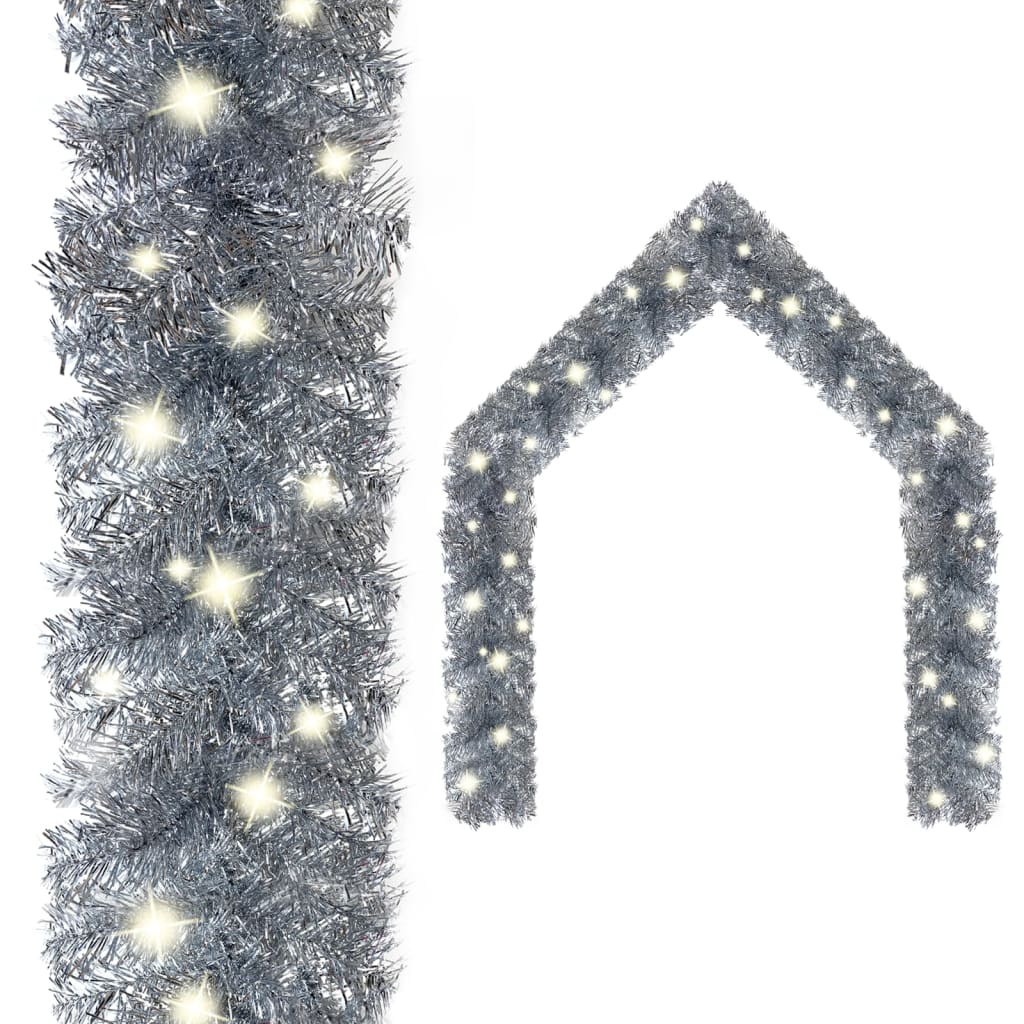 Christmas Garland With Led Lights
