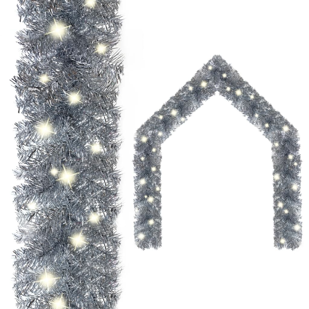 Christmas Garland With Led Lights