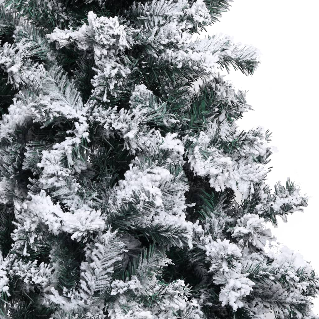 Artificial Christmas Tree With Flocked Snow Green 300 Cm Pvc