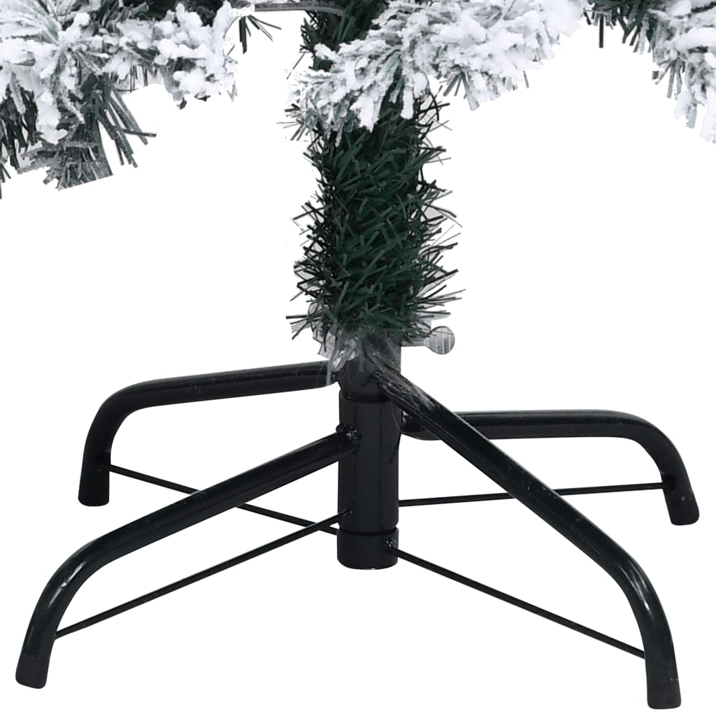 Artificial Christmas Tree With Flocked Snow Green 300 Cm Pvc