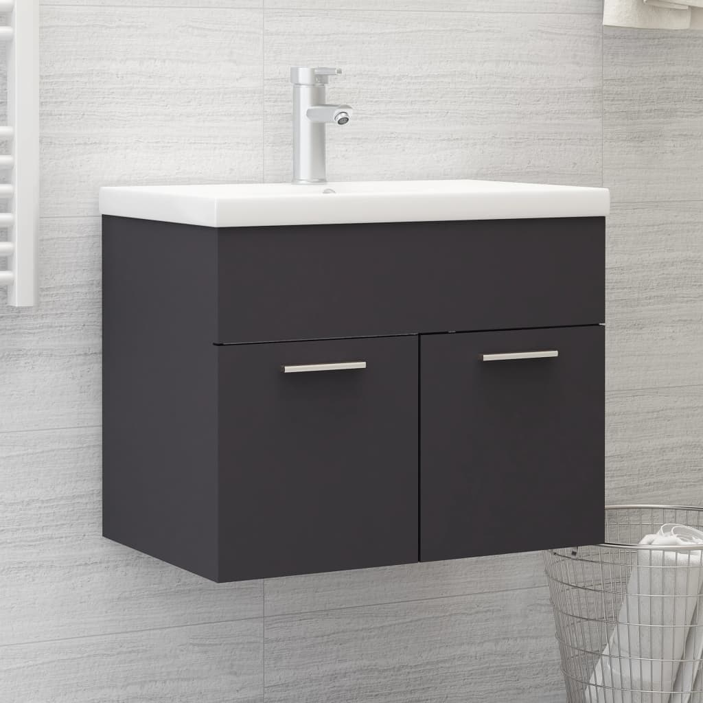 Sink Cabinet With Built-In Basin Engineered Wood