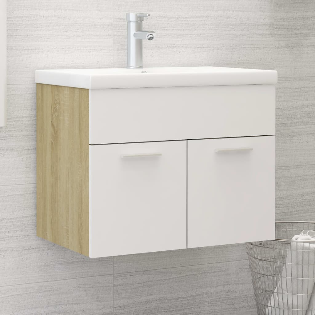 Sink Cabinet With Built-In Basin Engineered Wood