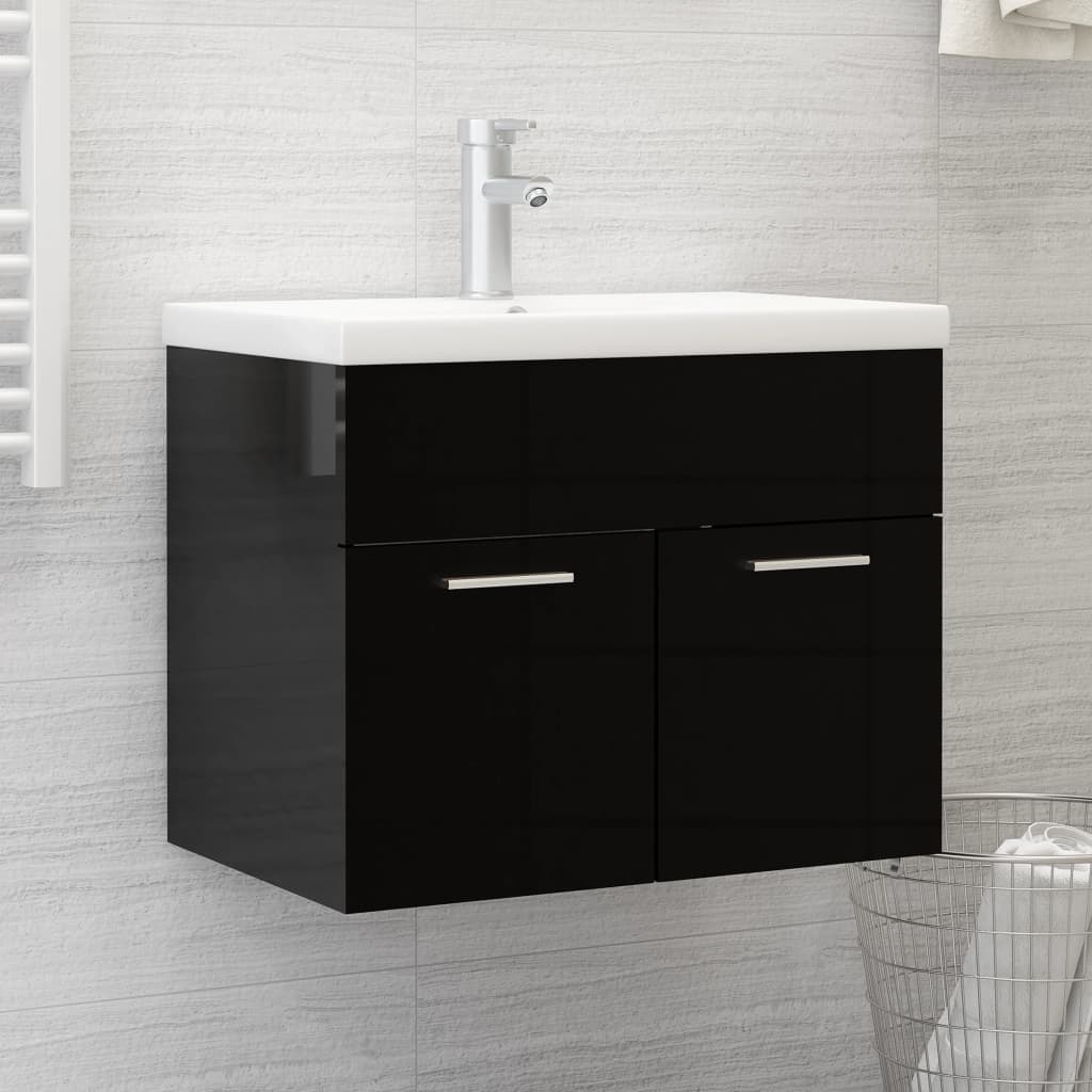 Sink Cabinet With Built-In Basin Engineered Wood
