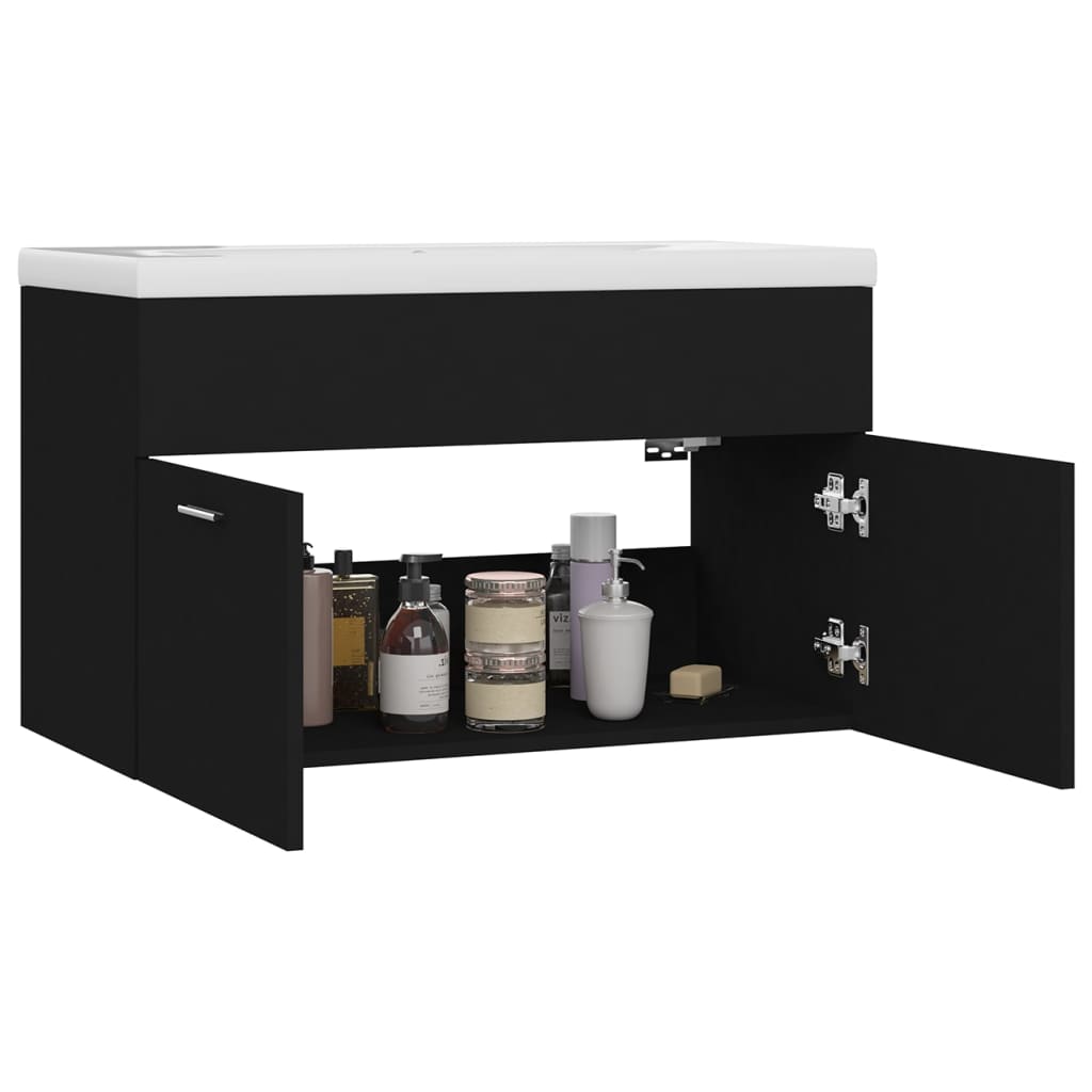 Sink Cabinet With Built-In Basin Engineered Wood