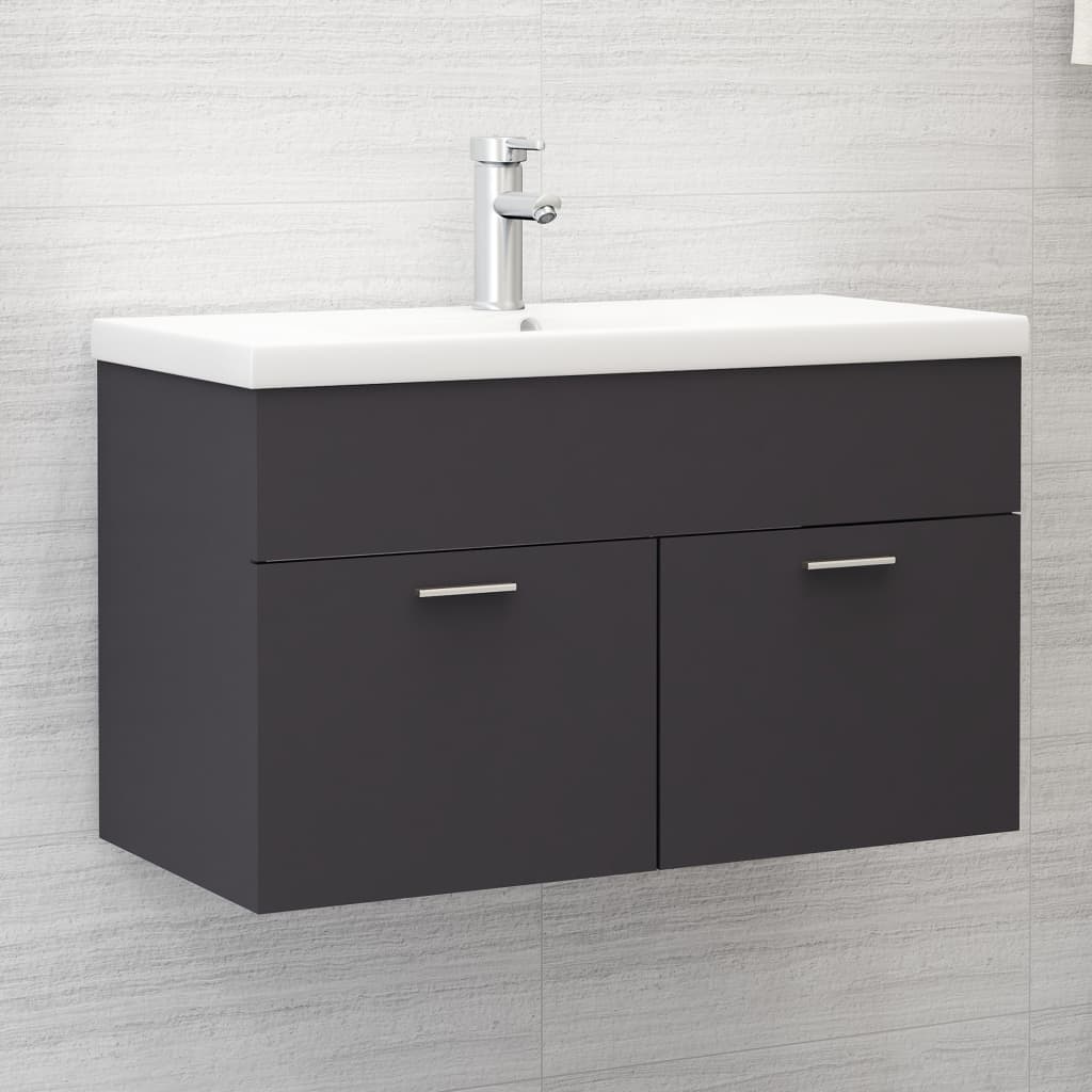 Sink Cabinet With Built-In Basin Engineered Wood