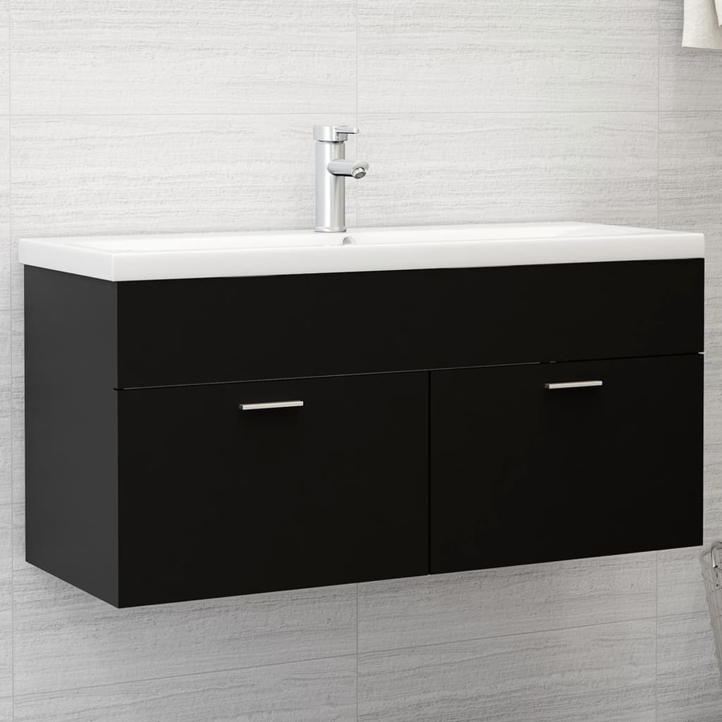 Sink Cabinet With Built-In Basin Engineered Wood