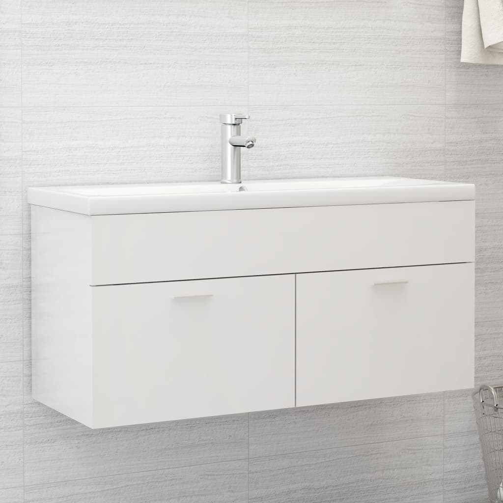 Sink Cabinet With Built-In Basin Engineered Wood