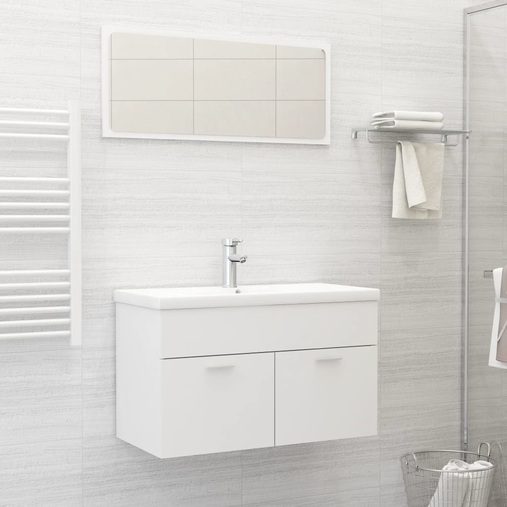 Bathroom Furniture Set Engineered Wood