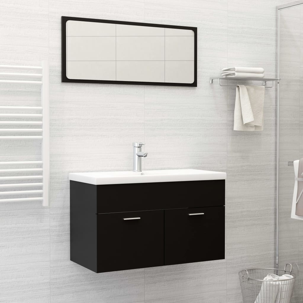 Bathroom Furniture Set Engineered Wood