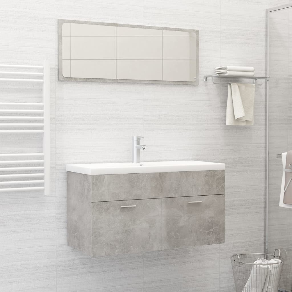 Bathroom Furniture Set Engineered Wood