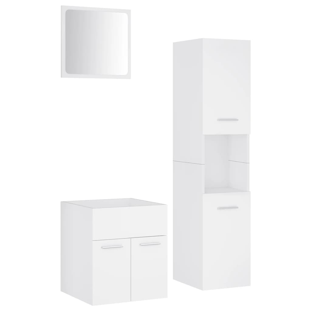 Bathroom Furniture Set Engineered Wood
