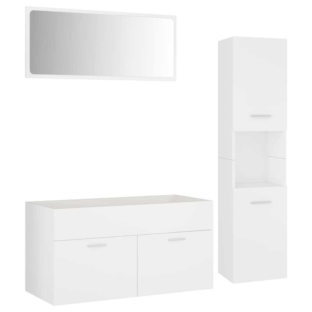 Bathroom Furniture Set Engineered Wood