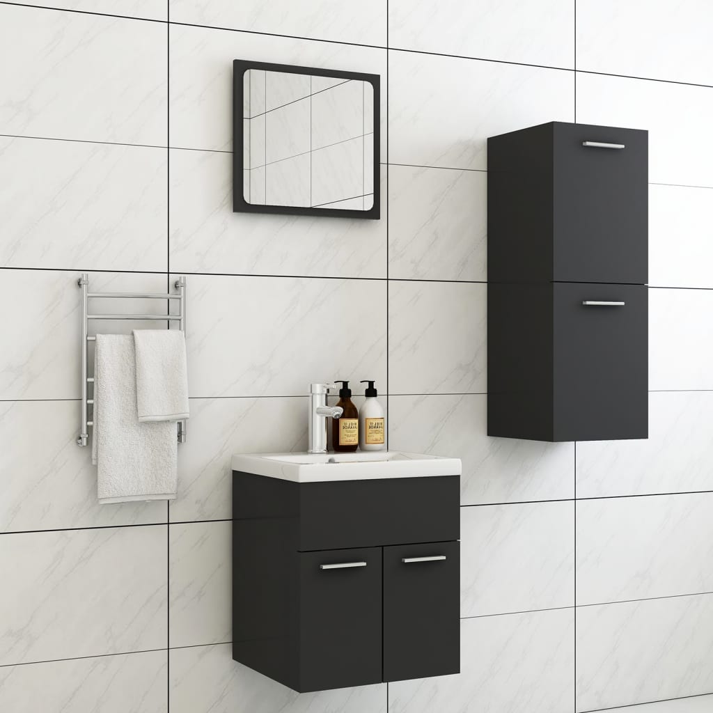 Bathroom Furniture Set 3 Pcs
