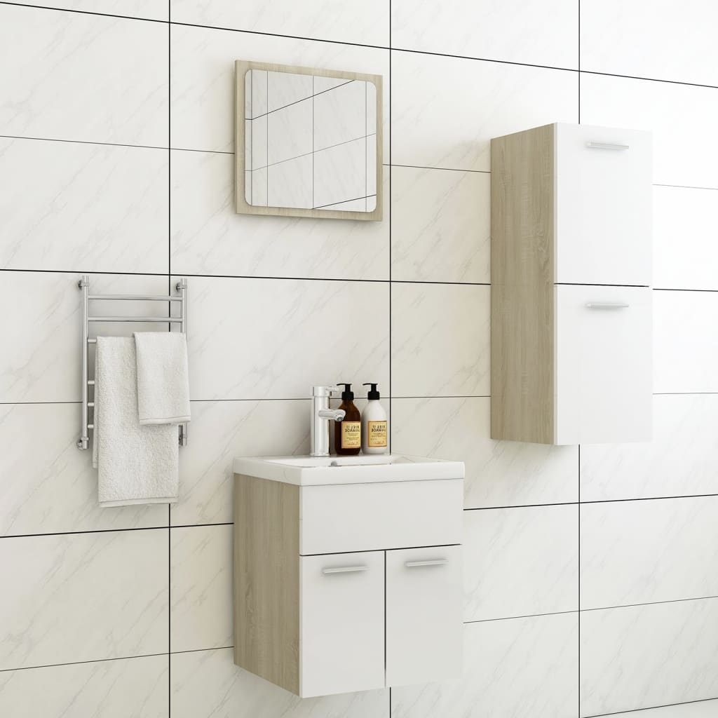 Bathroom Furniture Set 3 Pcs