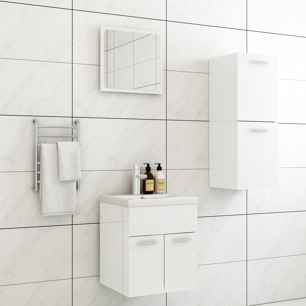 Bathroom Furniture Set 3 Pcs