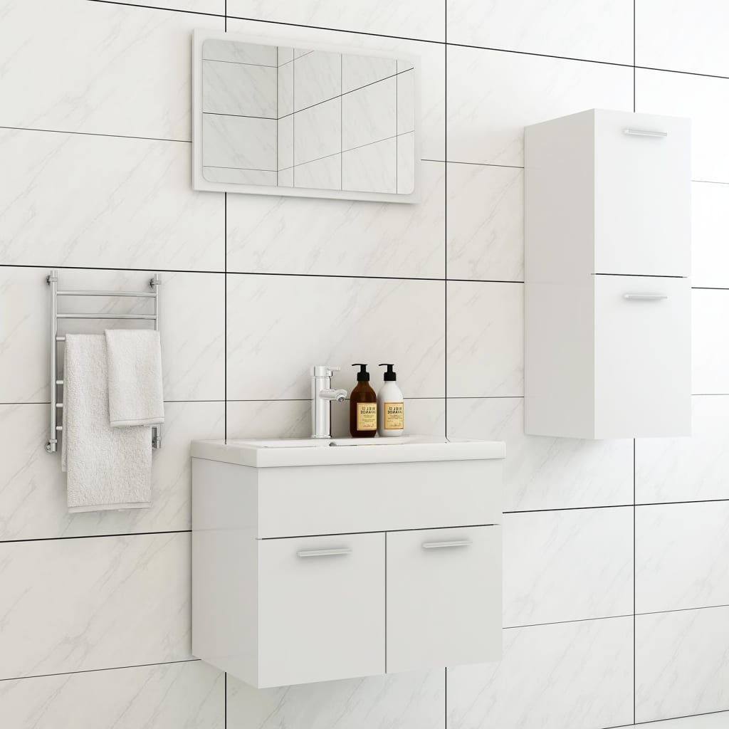 Bathroom Furniture Set 3 Pcs