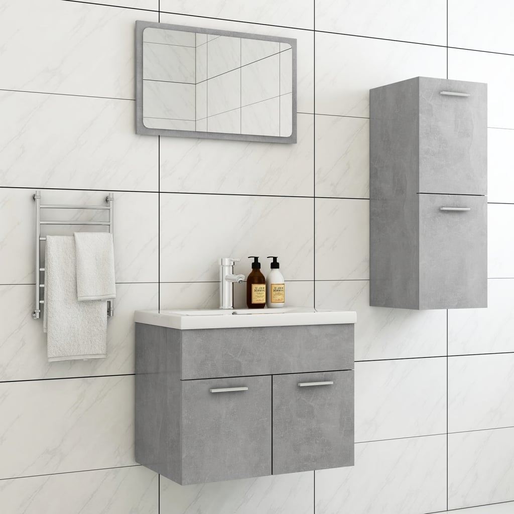 Bathroom Furniture Set 3 Pcs