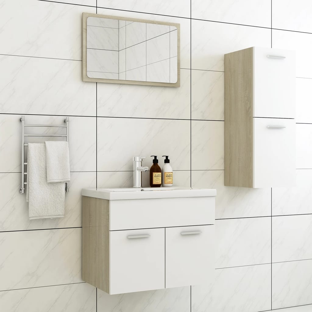 Bathroom Furniture Set 3 Pcs