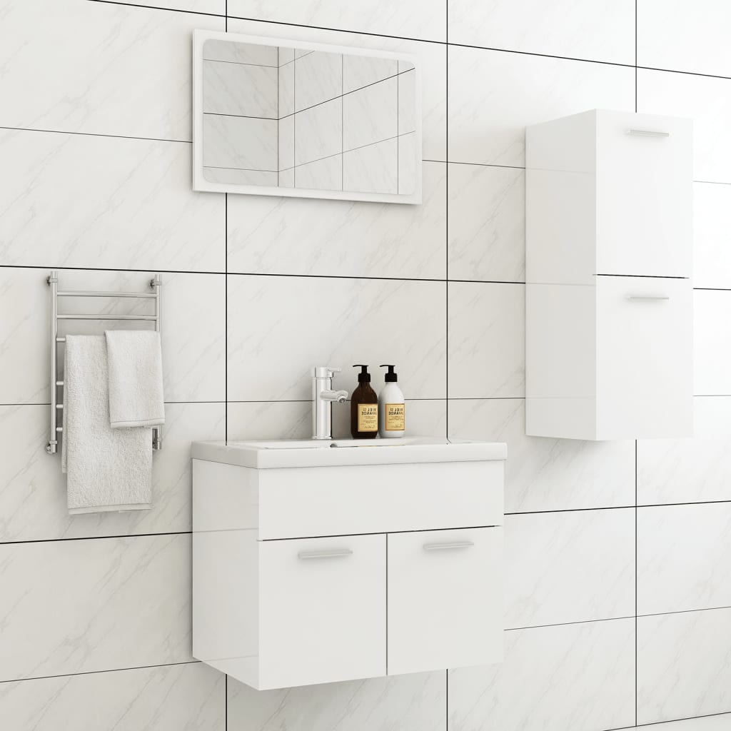 Bathroom Furniture Set 3 Pcs
