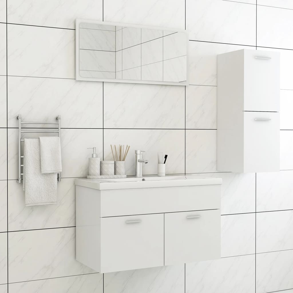Bathroom Furniture Set 3 Pcs