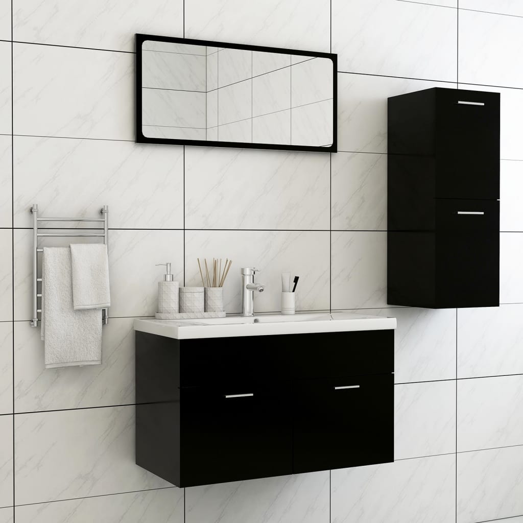 Bathroom Furniture Set 3 Pcs