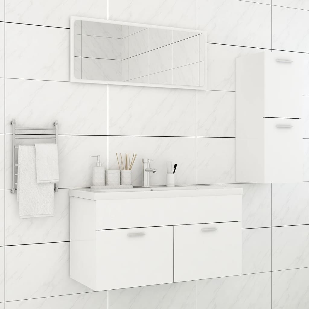 Bathroom Furniture Set 3 Pcs