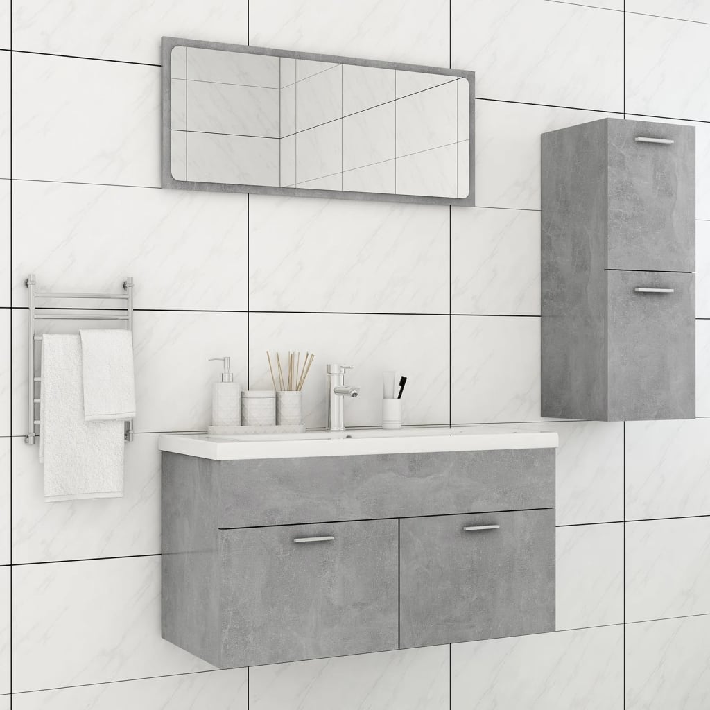 Bathroom Furniture Set 3 Pcs