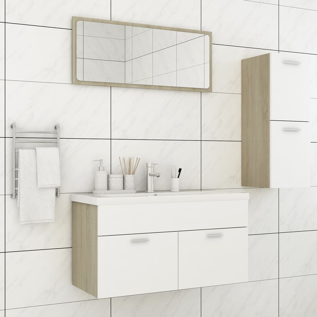 Bathroom Furniture Set 3 Pcs