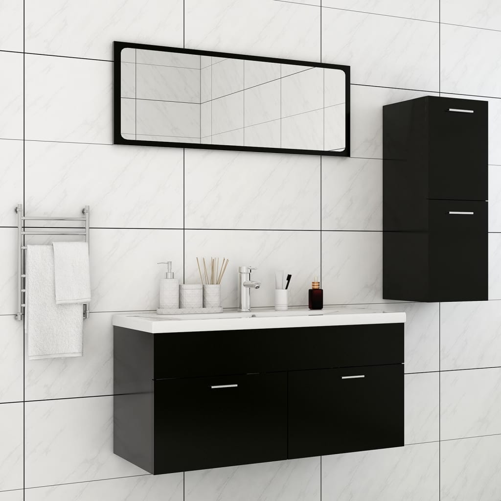 Bathroom Furniture Set 3 Pcs