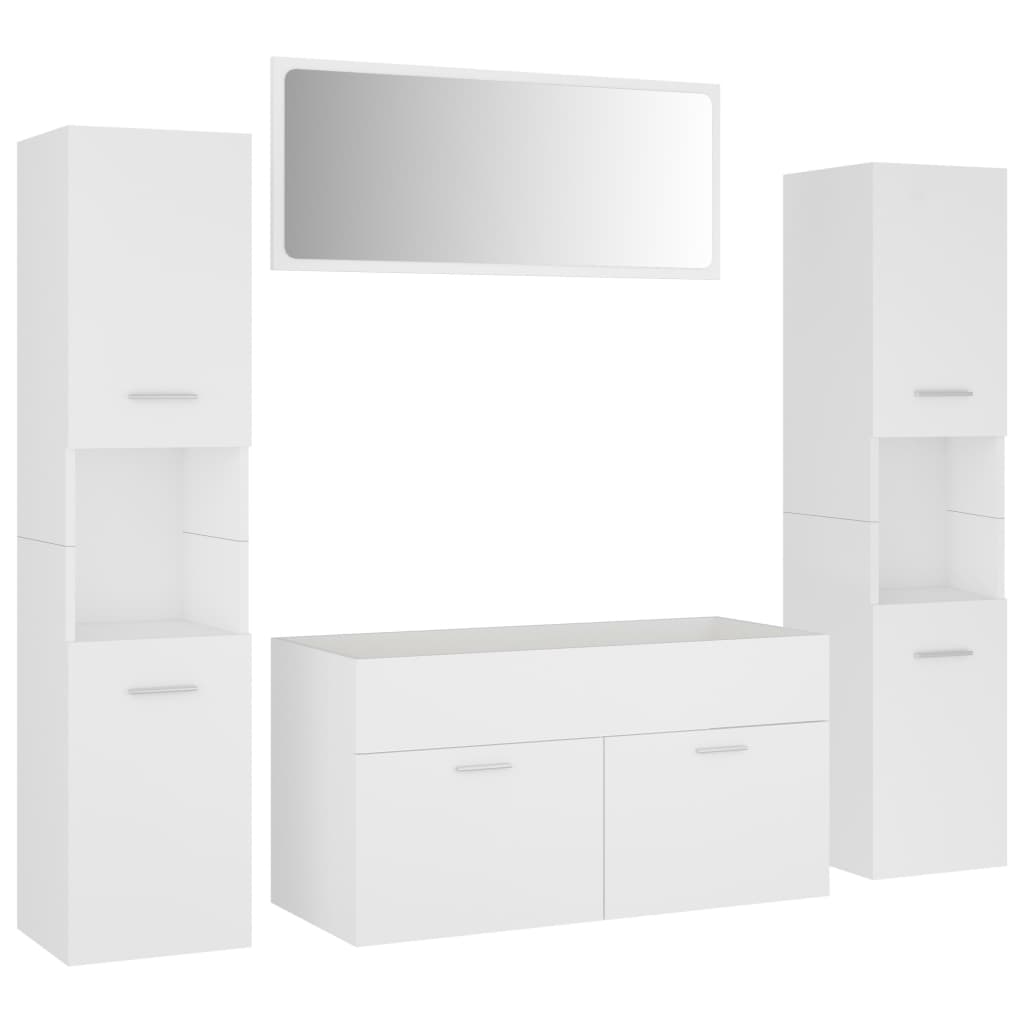 Bathroom Furniture Set Engineered Wood