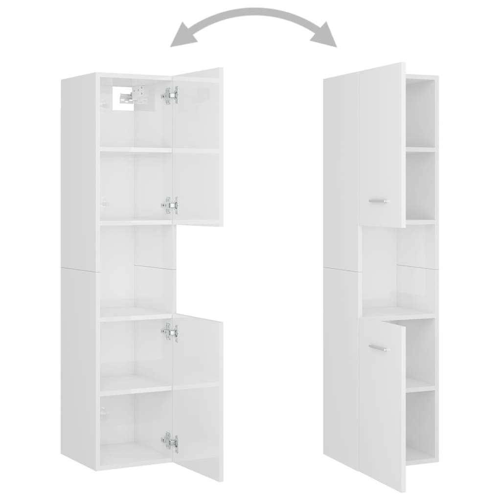 Bathroom Furniture Set Engineered Wood