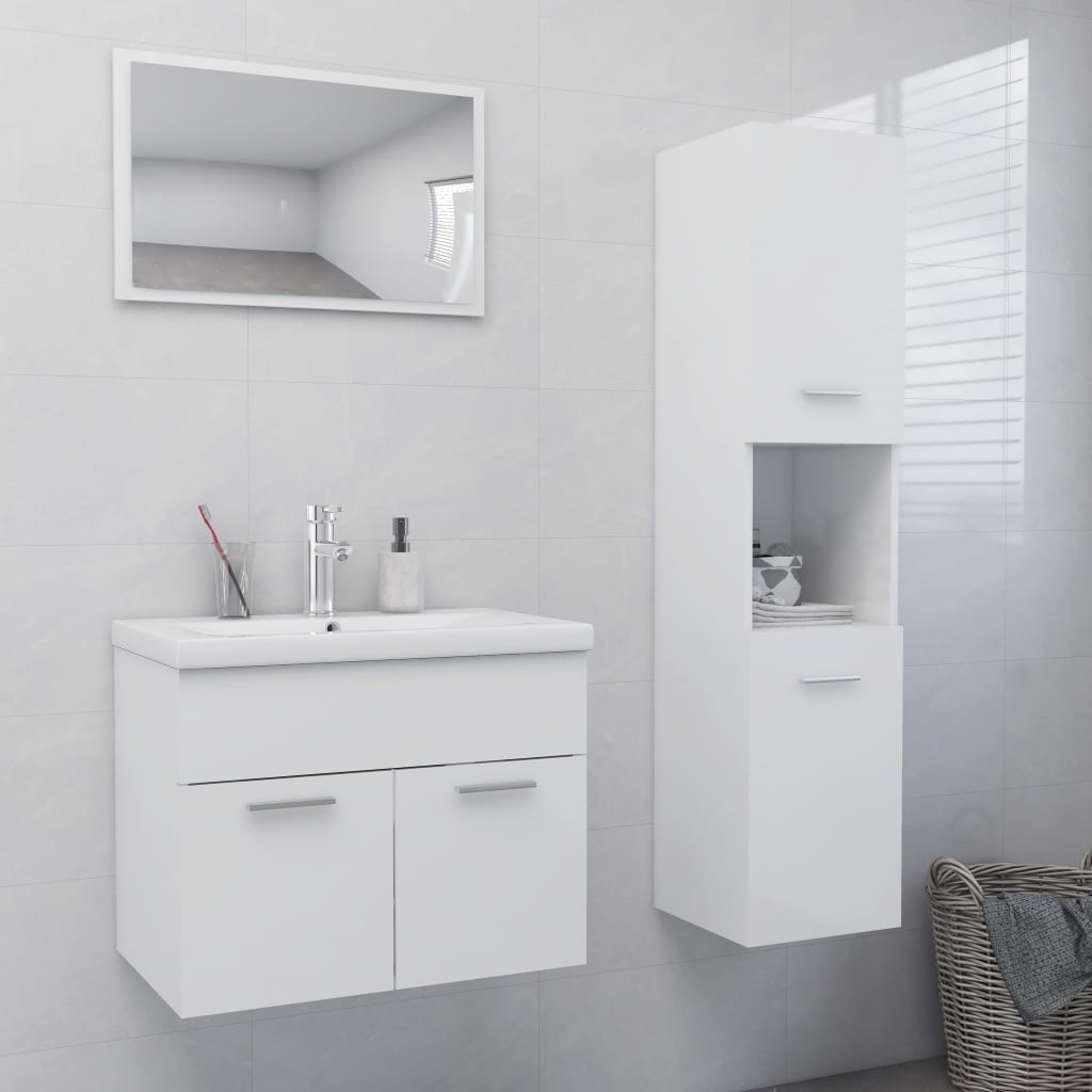Bathroom Furniture Set Engineered Wood