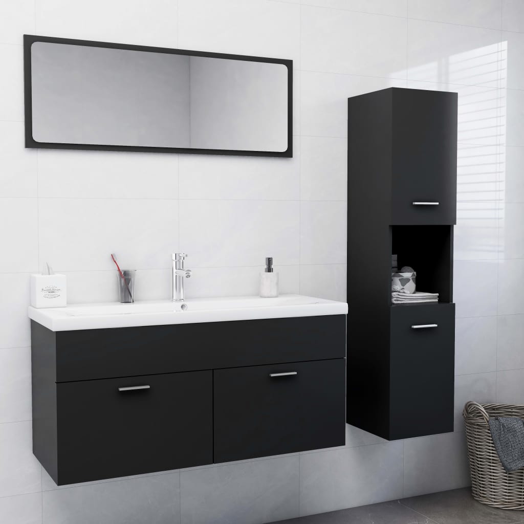 Bathroom Furniture Set Engineered Wood