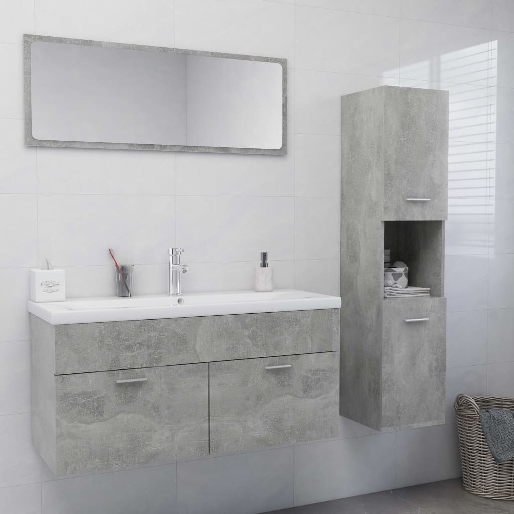 Bathroom Furniture Set Engineered Wood